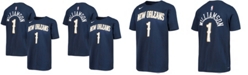 Nike Youth Zion Williamson Navy New Orleans Pelicans Logo Name & Number Performance T-shirt